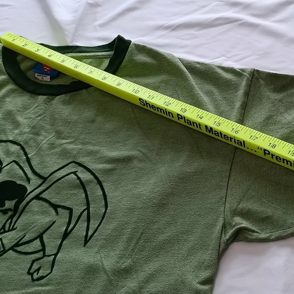 Vintage Valour DC Comics Olive Superman Graphic Tee - Picture 7 of 7
